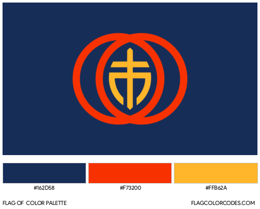 Kunming (1922–1949) Flag Color Palette