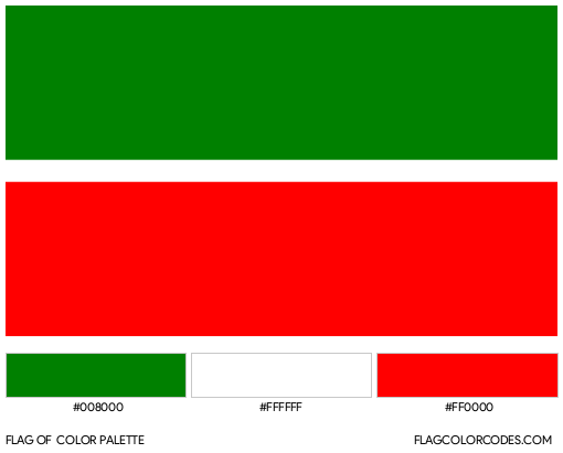 Tatarstan Flag Color Palette
