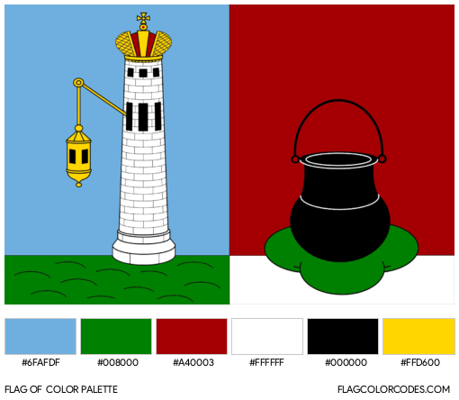 Kronstadt Flag Color Palette