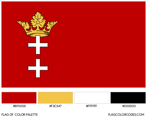 Danzig Flag Color Palette