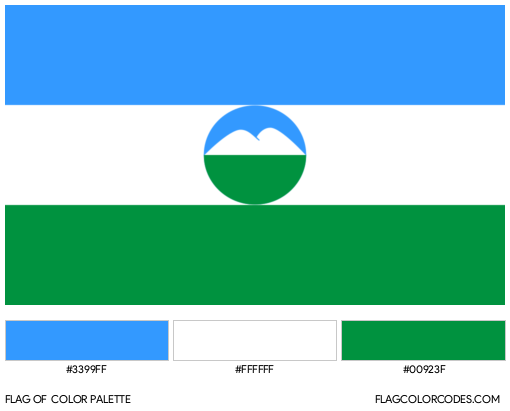Kabardino-Balkaria Flag Color Palette