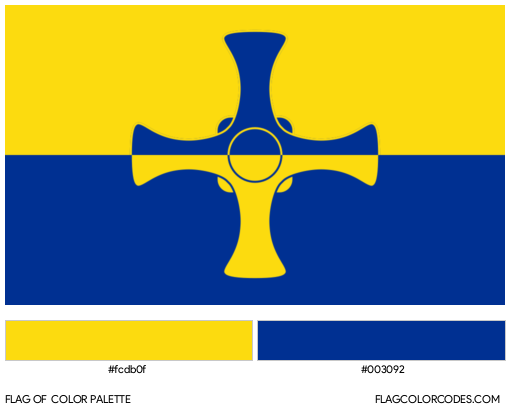 Durham Flag Color Palette