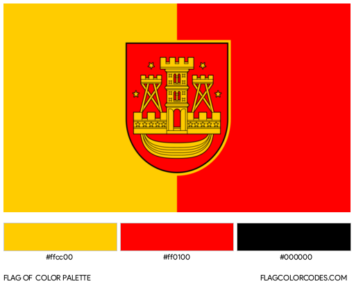 Klaipeda Flag Color Palette