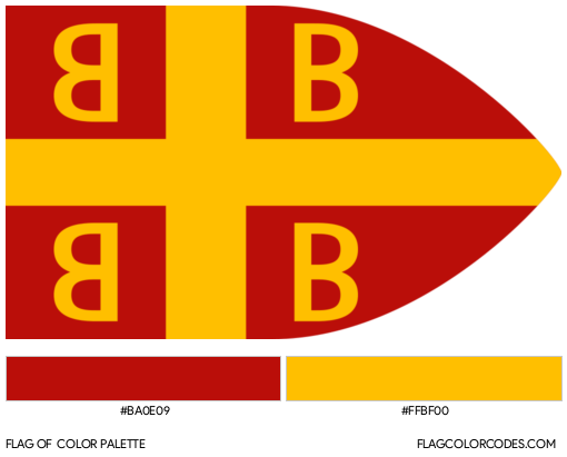 Byzantine Empire Flag Color Palette