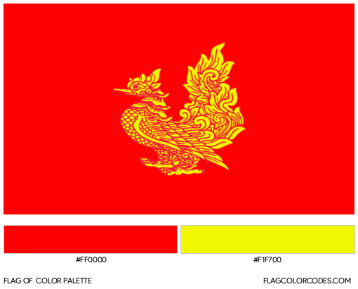 Mon State Flag Color Palette