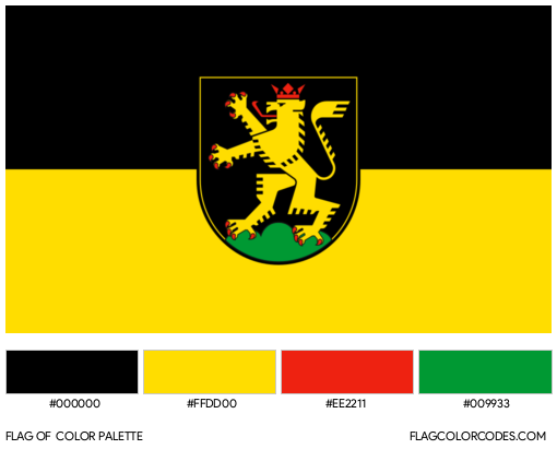 Heidelberg Flag Color Palette