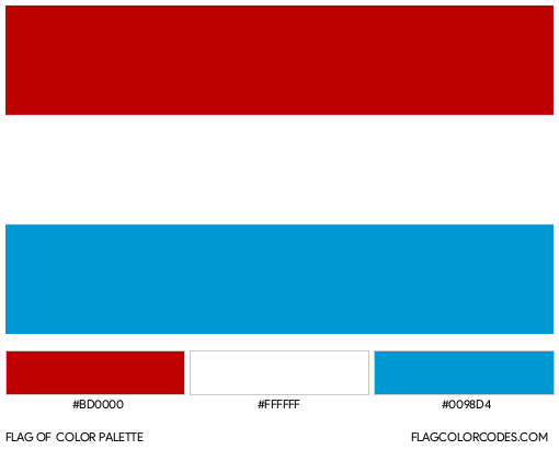 Dutch Republic Flag Color Palette