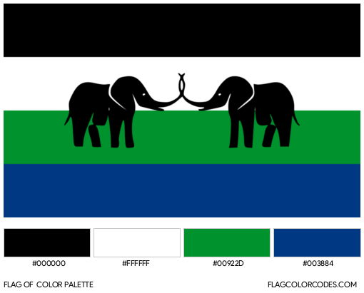 East Caprivi Flag Color Palette