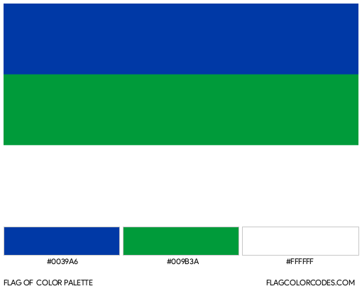 Komi Flag Color Palette
