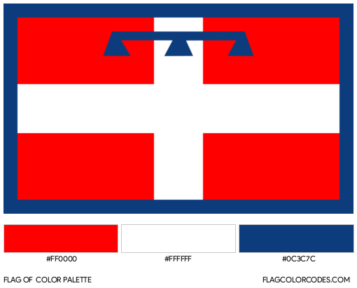 Piedmont Flag Color Palette