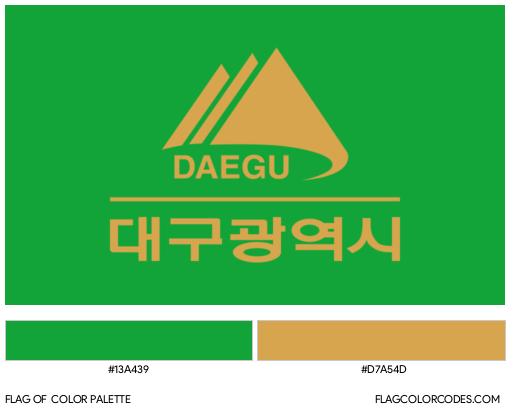 Daegu Flag Color Palette