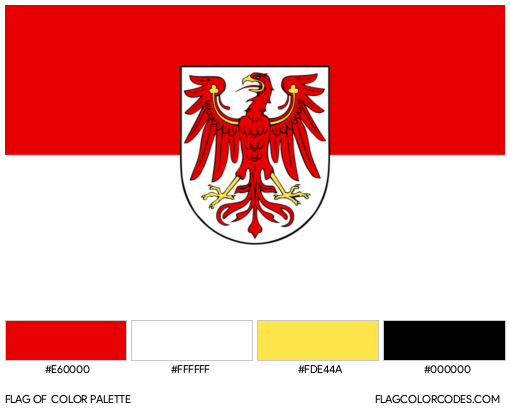 Brandenburg Flag Color Palette