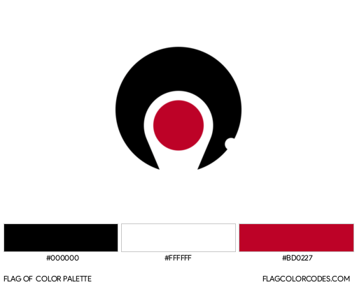 Kagoshima Flag Color Palette