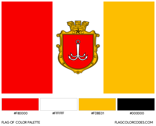 Odessa Flag Color Palette