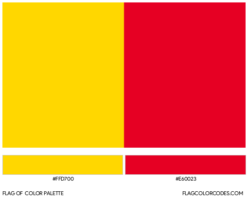 Bergamo Flag Color Palette