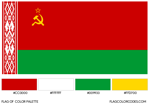 Byelorussian Flag Color Palette