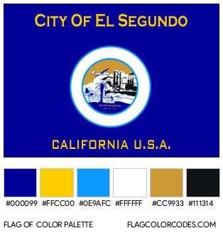 El Segundo Flag Color Palette