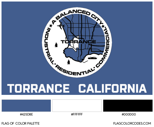 Torrance Flag Color Palette