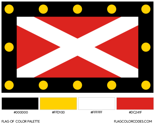 Hampton Poyle Flag Color Palette